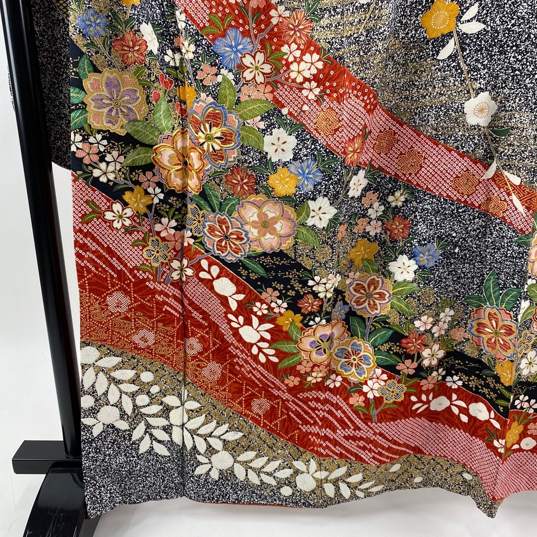 振袖 名品 身丈164cm 裄丈67.5cm 正絹