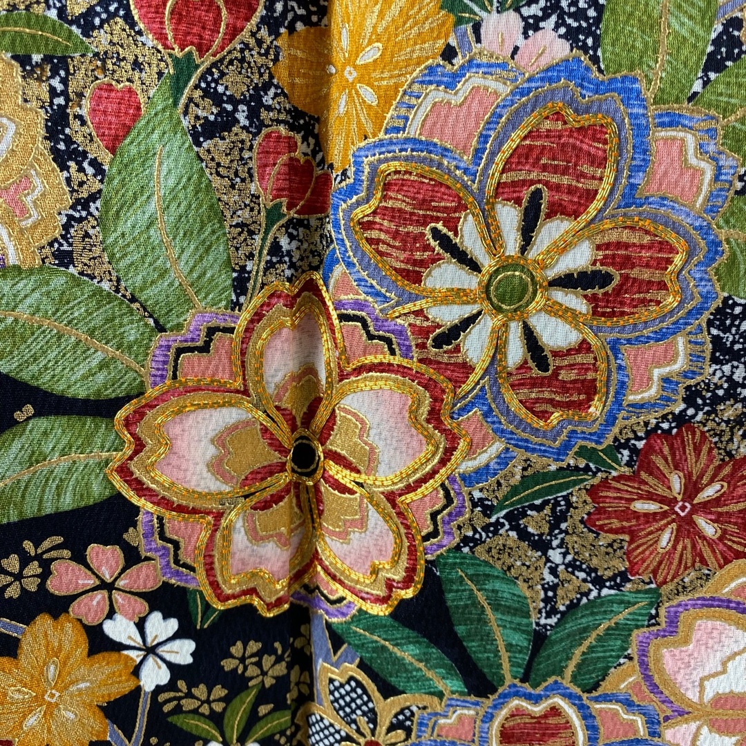 振袖 名品 身丈164cm 裄丈67.5cm 正絹