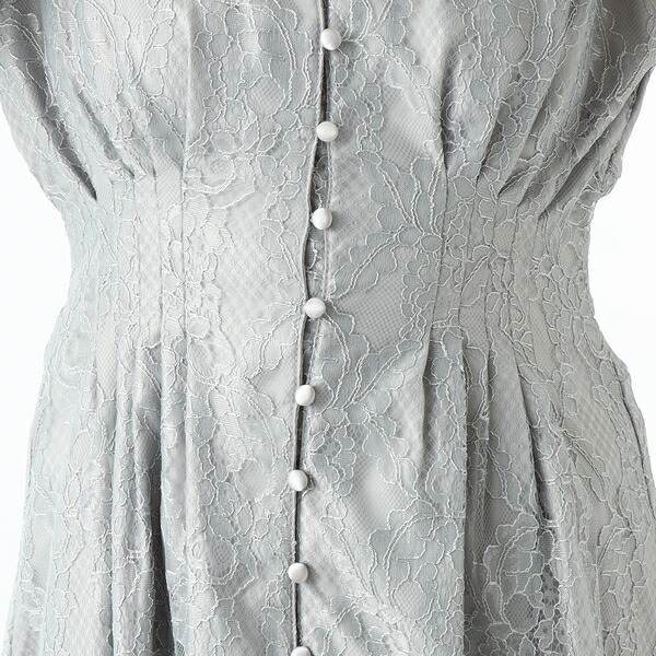 結婚式/パーティー/フォーマル/謝恩会に使える♪総レース多釦使いドレス/アンフィニ(INFINE)