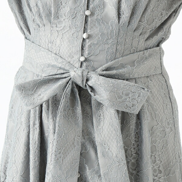 結婚式/パーティー/フォーマル/謝恩会に使える♪総レース多釦使いドレス/アンフィニ(INFINE)