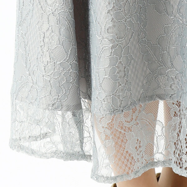 結婚式/パーティー/フォーマル/謝恩会に使える♪総レース多釦使いドレス/アンフィニ(INFINE)