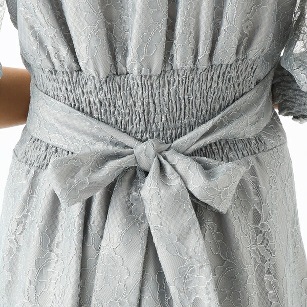 結婚式/パーティー/フォーマル/謝恩会に使える♪総レース多釦使いドレス/アンフィニ(INFINE)