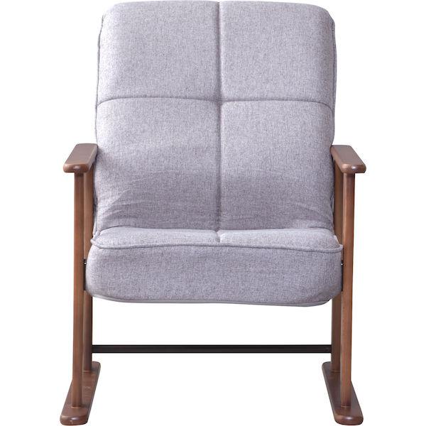 高座椅子 S グレー (品番:LSS-34GY)(L-2)荷姿3辺計176cm 東谷 D2307