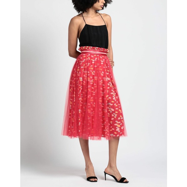 エリザベスフランキ レディース スカート ボトムス Midi skirts Fuchsia