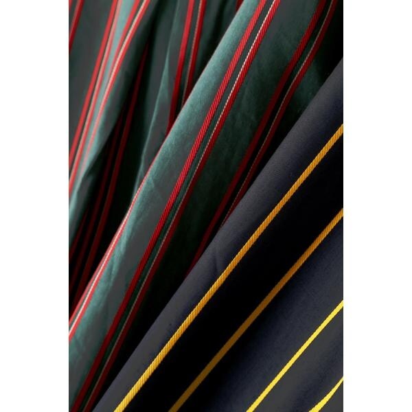 ローズバッド(ROSE BUD)/フリルフロント マルチストライプ パネルシャツ