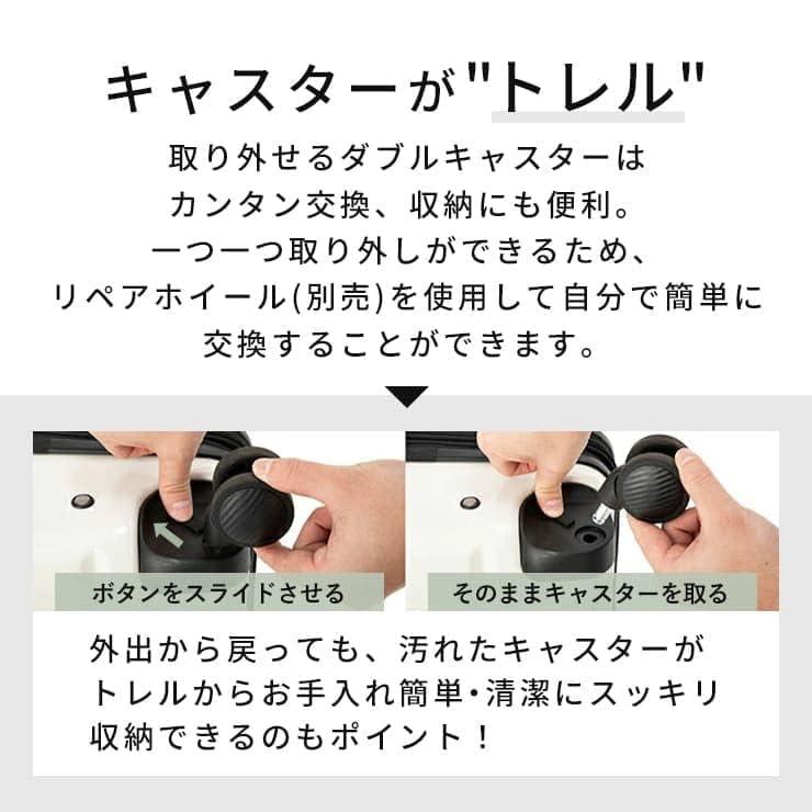 [ティエラル] TORERU トレル Sサイズ フロントオープン 機内持ち込み キャスター交換可 36L 53cm 3.6kg スーツケース キャリーケース (フロストブラック)