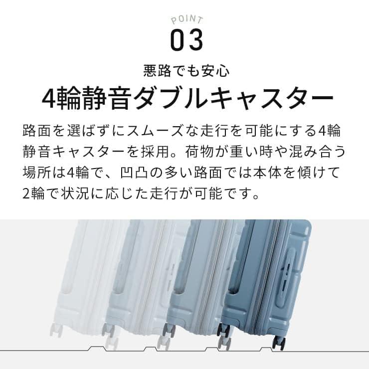 [ティエラル] TORERU トレル Sサイズ フロントオープン 機内持ち込み キャスター交換可 36L 53cm 3.6kg スーツケース キャリーケース (フロストブラック)