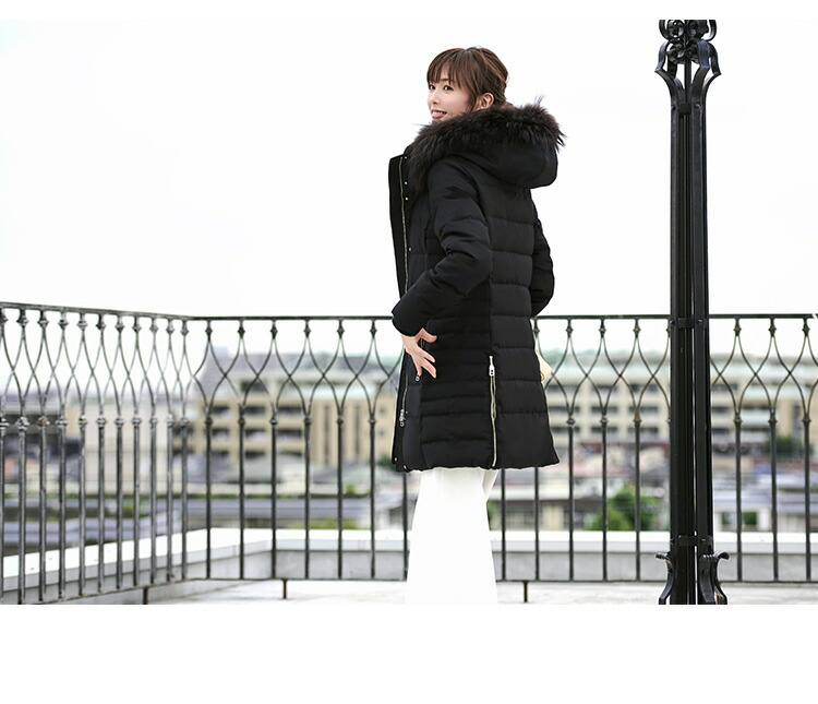 ロングダウンコート ダウンジャケット ロングダウン アウター 上着 ロングコート ファー レディース 50代 40代 30代 ミセス 秋 冬 大きいサイズ 上品 防寒 ロング丈 暖かい 黒 カーキ 通勤 きれ