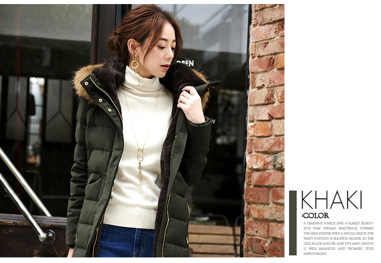 ロングダウンコート ダウンジャケット ロングダウン アウター 上着 ロングコート ファー レディース 50代 40代 30代 ミセス 秋 冬 大きいサイズ 上品 防寒 ロング丈 暖かい 黒 カーキ 通勤 きれ