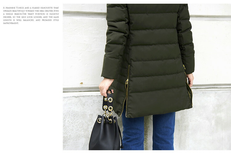 ロングダウンコート ダウンジャケット ロングダウン アウター 上着 ロングコート ファー レディース 50代 40代 30代 ミセス 秋 冬 大きいサイズ 上品 防寒 ロング丈 暖かい 黒 カーキ 通勤 きれ