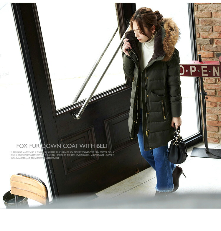 ロングダウンコート ダウンジャケット ロングダウン アウター 上着 ロングコート ファー レディース 50代 40代 30代 ミセス 秋 冬 大きいサイズ 上品 防寒 ロング丈 暖かい 黒 カーキ 通勤 きれ