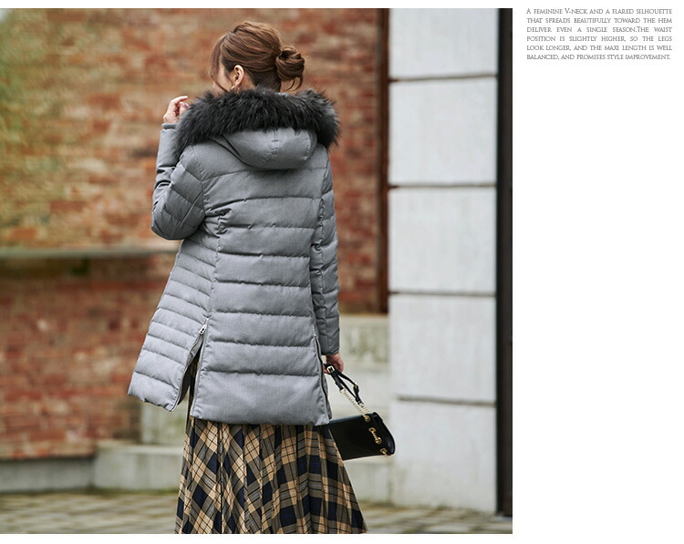 ロングダウンコート ダウンジャケット ロングダウン アウター 上着 ロングコート ファー レディース 50代 40代 30代 ミセス 秋 冬 大きいサイズ 上品 防寒 ロング丈 暖かい 黒 カーキ 通勤 きれ