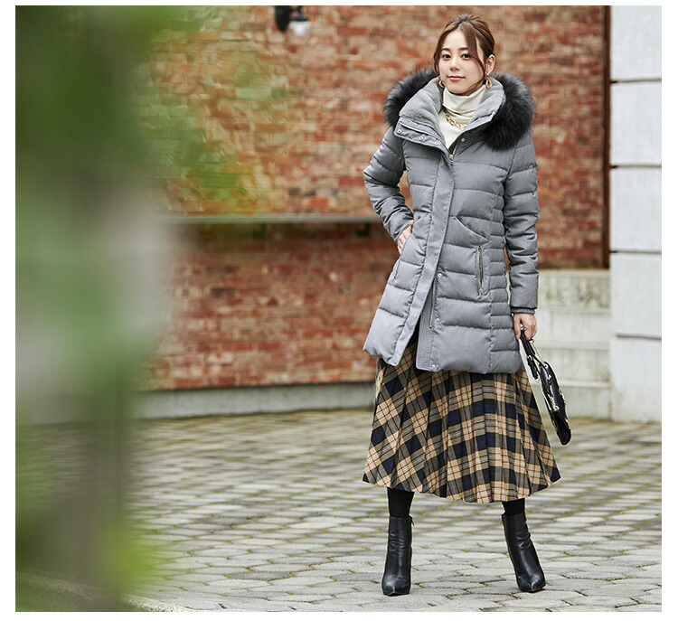 ロングダウンコート ダウンジャケット ロングダウン アウター 上着 ロングコート ファー レディース 50代 40代 30代 ミセス 秋 冬 大きいサイズ 上品 防寒 ロング丈 暖かい 黒 カーキ 通勤 きれ