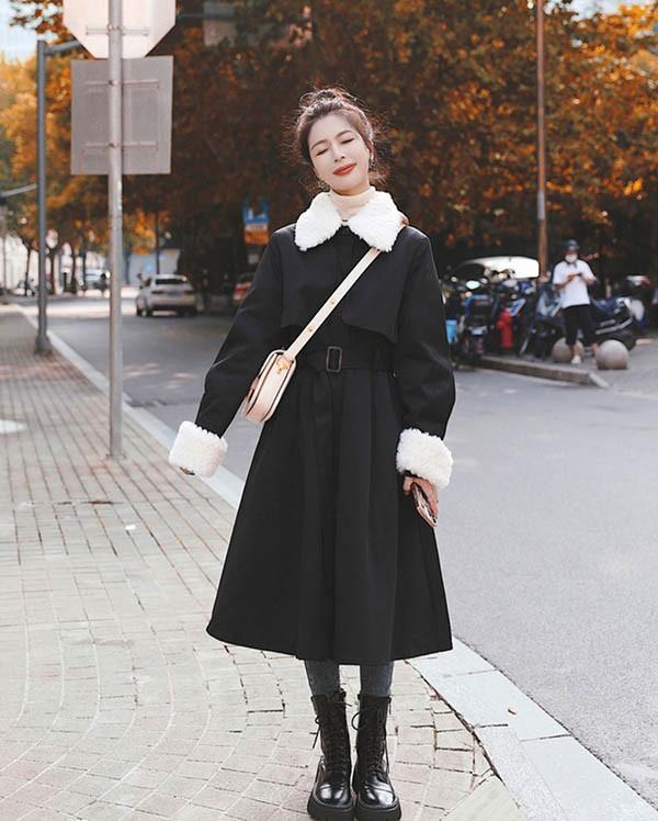 ステンカラーコート ロング丈コート 可愛い 冬服 レディース ジャケット お嬢さん 小柄 学生 通学 通勤 女の子 長袖 袖あり 秋 冬 衣装