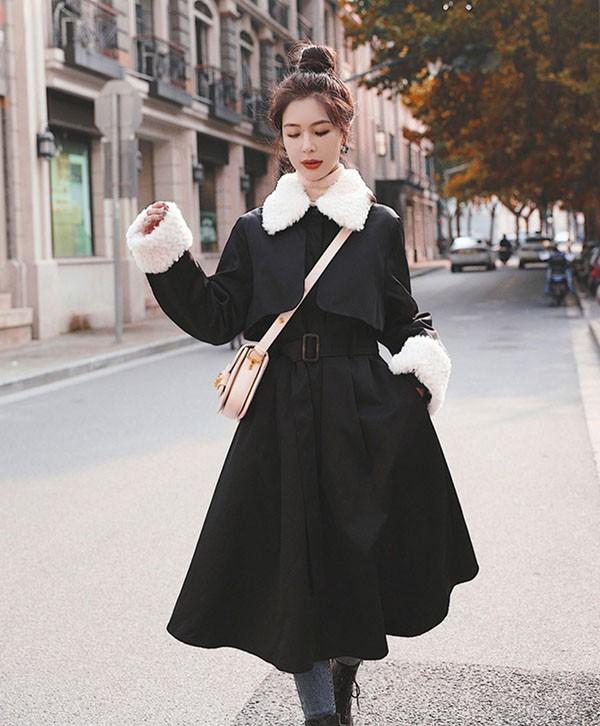 ステンカラーコート ロング丈コート 可愛い 冬服 レディース ジャケット お嬢さん 小柄 学生 通学 通勤 女の子 長袖 袖あり 秋 冬 衣装