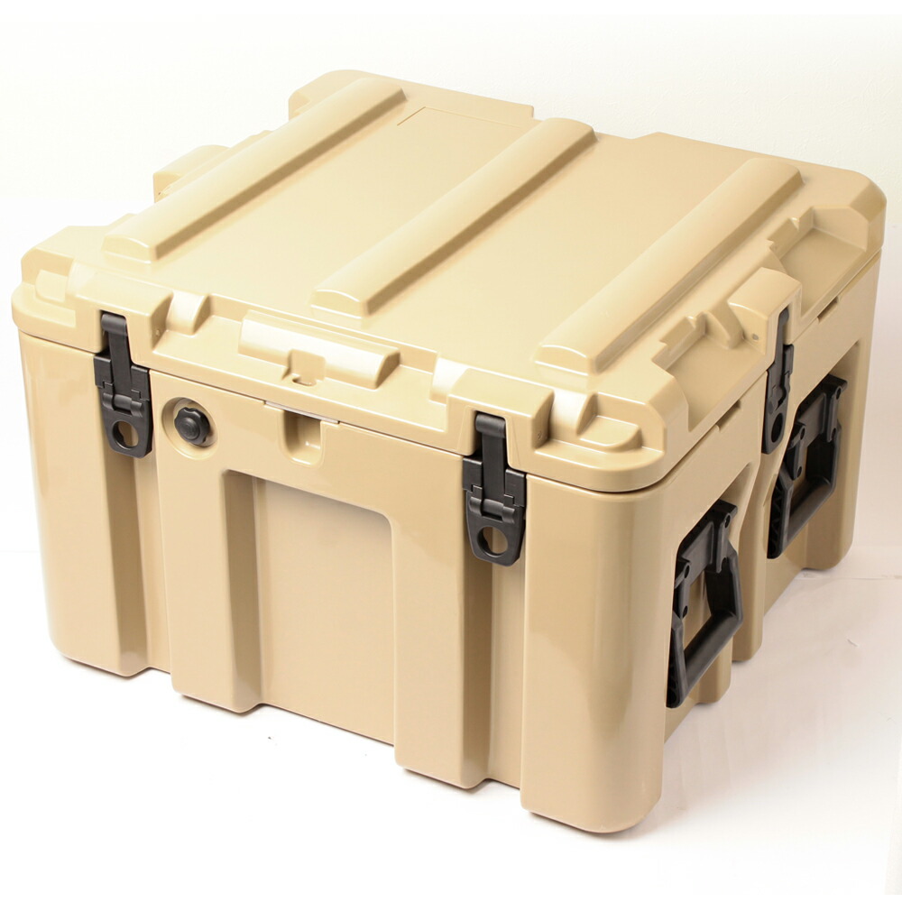 収納ボックス アウトドア キャンプ ギアボックス コンテナボックス 80L サンド/Sand おしゃれ 収納 倉庫 アウトドア キャンプ ガレージ BBQ バーベキュー ミリタリー