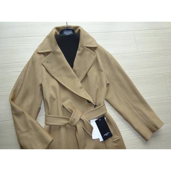 RESINA ダブルブレスト テーラードカラーコート キャメル MaxMara WEEKEND