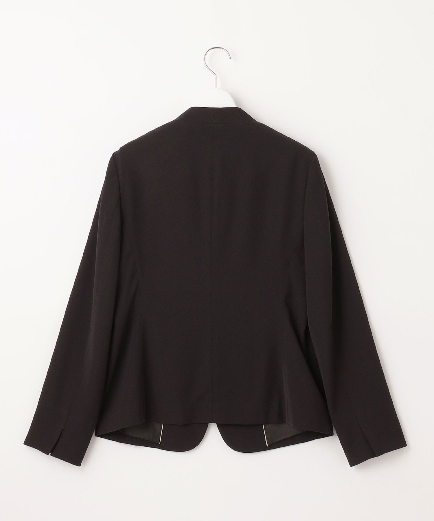 ダブルフェイススーティング ノーカラージャケット