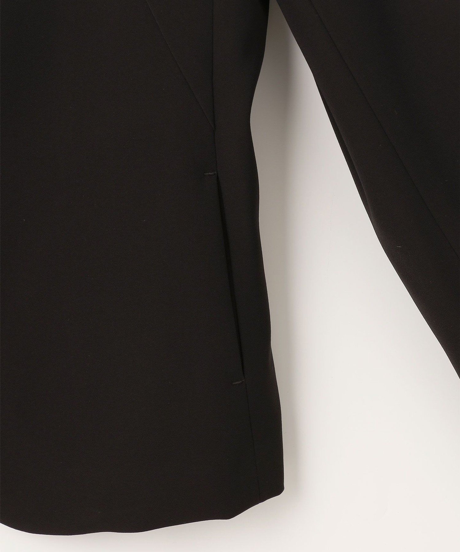 ダブルフェイススーティング ノーカラージャケット