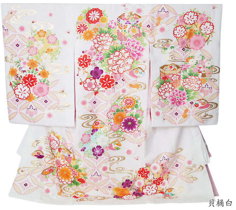 初着 のしめ お宮参り 産着 女の子 2093-3013 祝い着 祝着 女児 掛け着