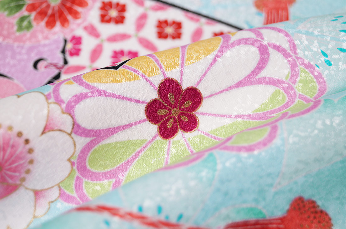 初着 のしめ お宮参り 産着 女の子 2093-3013 祝い着 祝着 女児 掛け着