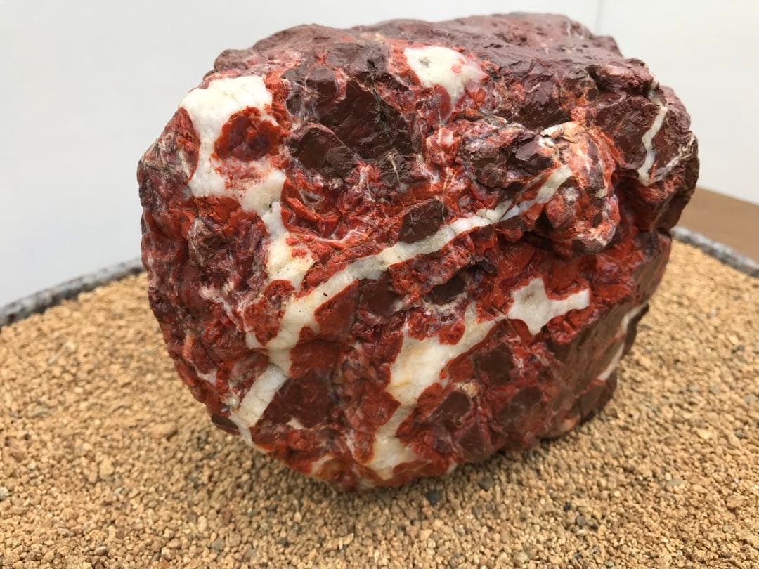 【水石】加茂七石『紅加茂石』