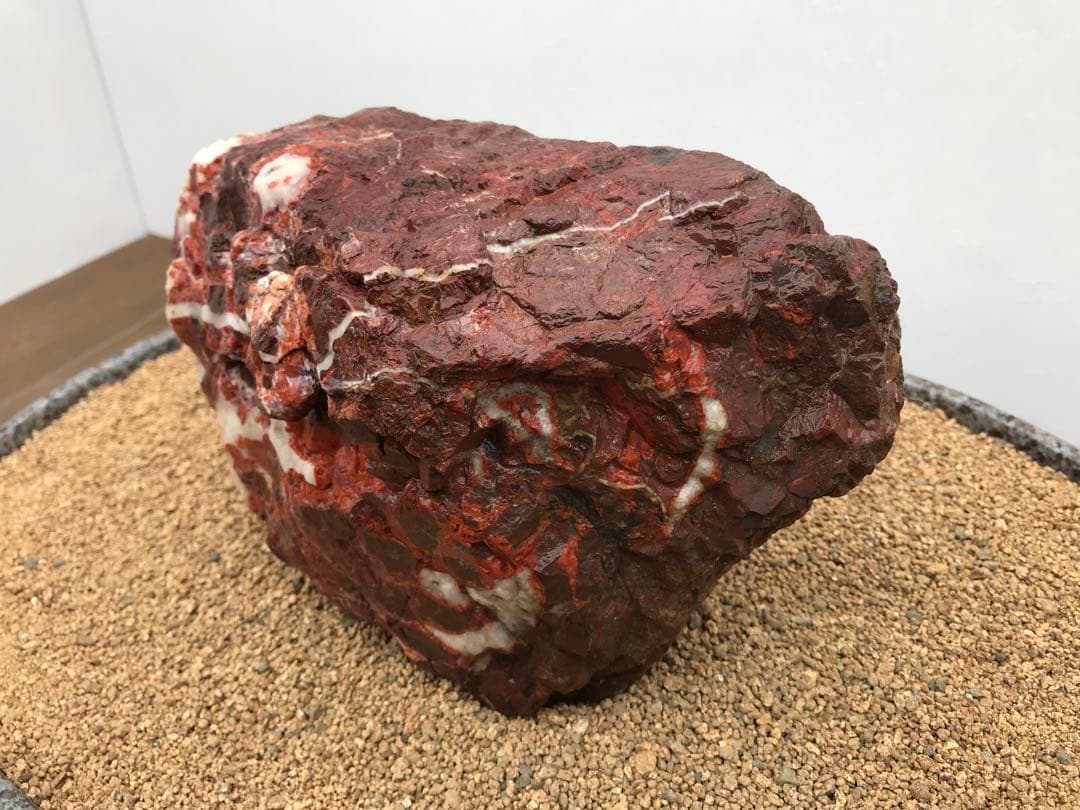 【水石】加茂七石『紅加茂石』