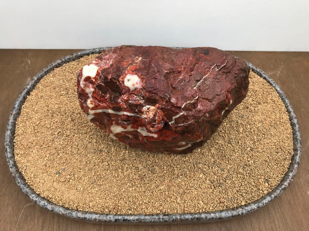 【水石】加茂七石『紅加茂石』