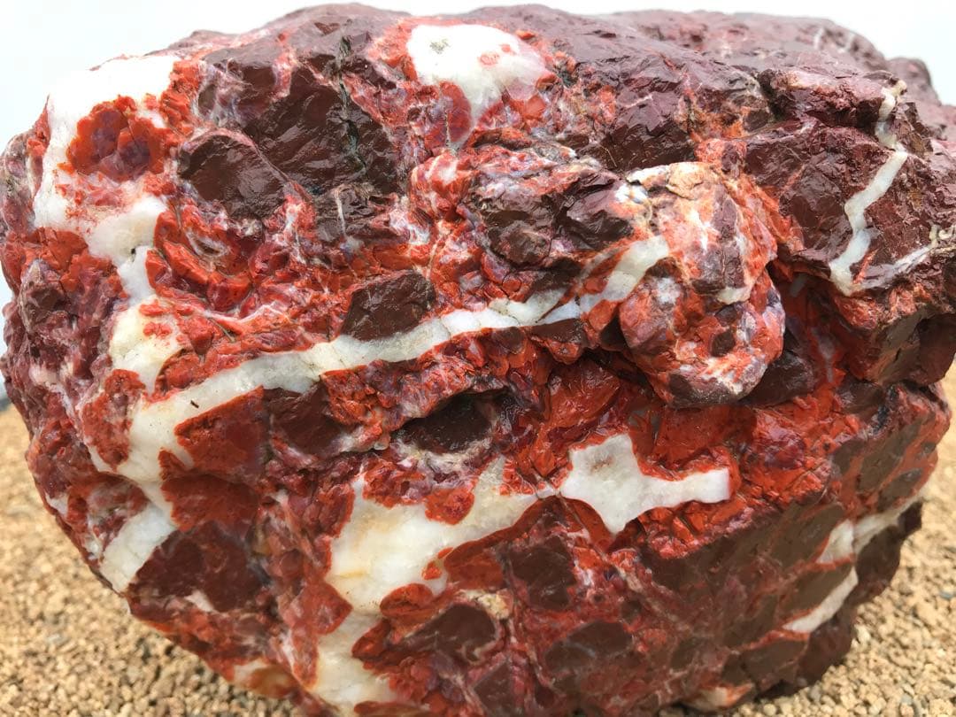 【水石】加茂七石『紅加茂石』