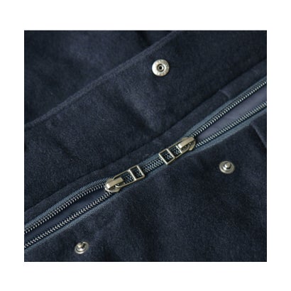 ルイ ルエ ブティック RUIRUE BOUTIQUE ニットケーブルスリーブケープ風コート (杢グレー)