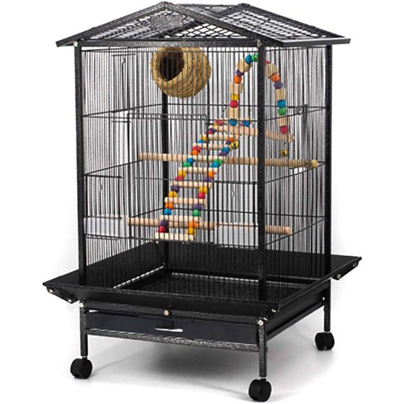 Aeon hum 鳥かご 鳥ケージ バードゲージ 大型 豪華ケージ 大きい 複数飼い キャスタ-付き インコ オウムケージ オカメ セキセイ