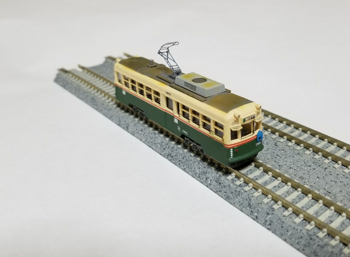 広島電鉄 1900形 1905 元 京都市電 Nゲージ完成品