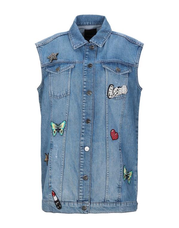 ピンコ レディース ジャケット・ブルゾン デニムジャケット アウター Denim jacket Blue