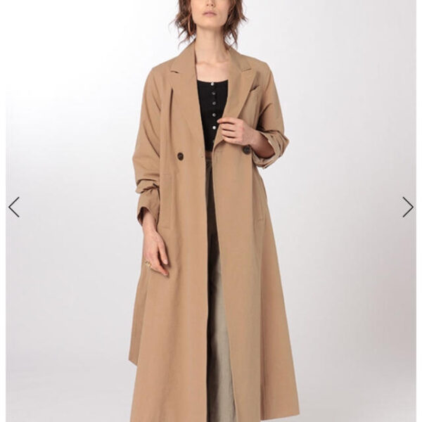 サイドスリットスプリングロングコート