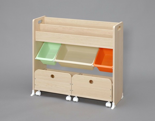 収納・家具 キッズ・キャラ収納 収納カートトイハウスラック / 家具・インテリア 収納家具 ラック・シェルフ