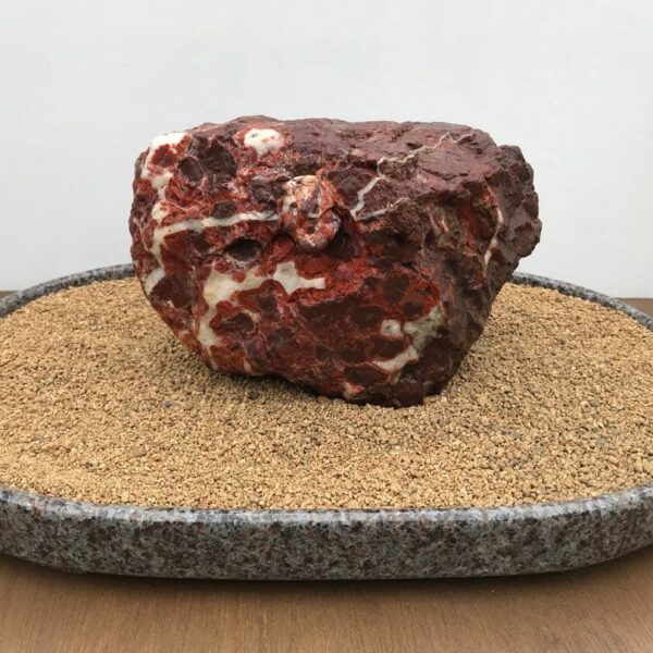 【水石】加茂七石『紅加茂石』