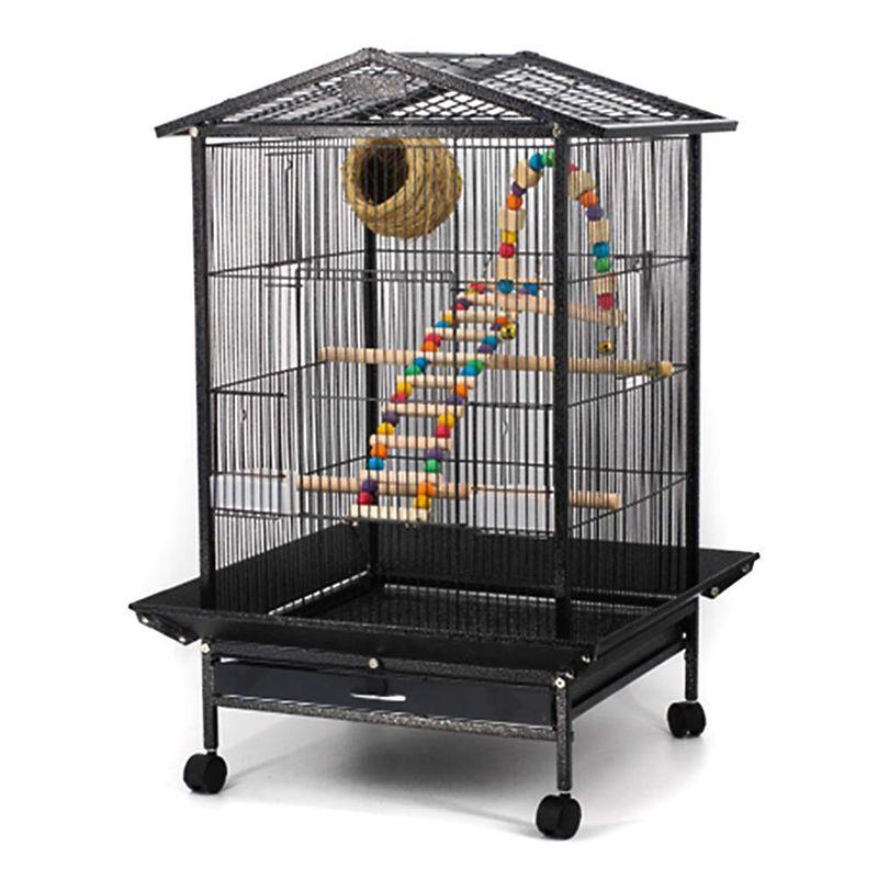 鳥かご 鳥ケージ バードゲージ 大型 豪華ケージ 大きい 複数飼い キャスタ-付き インコ オウムケージ オカメ セキセイ