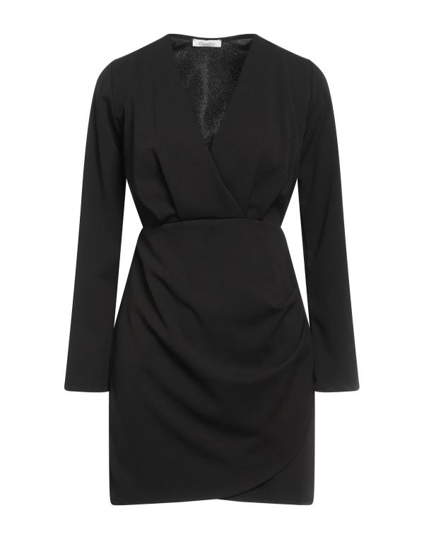 レディース ワンピース トップス Short dress Black